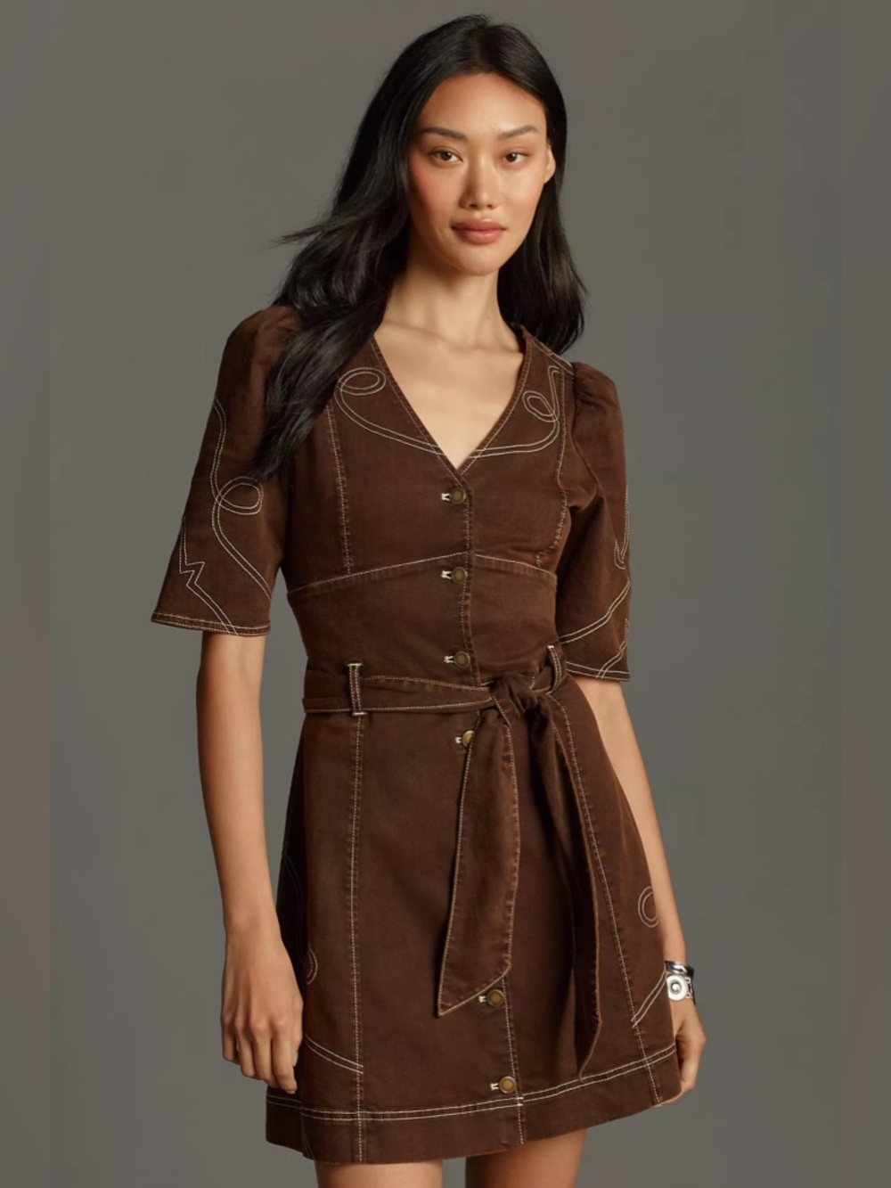 Love The Label Ines Denim Mini Dress